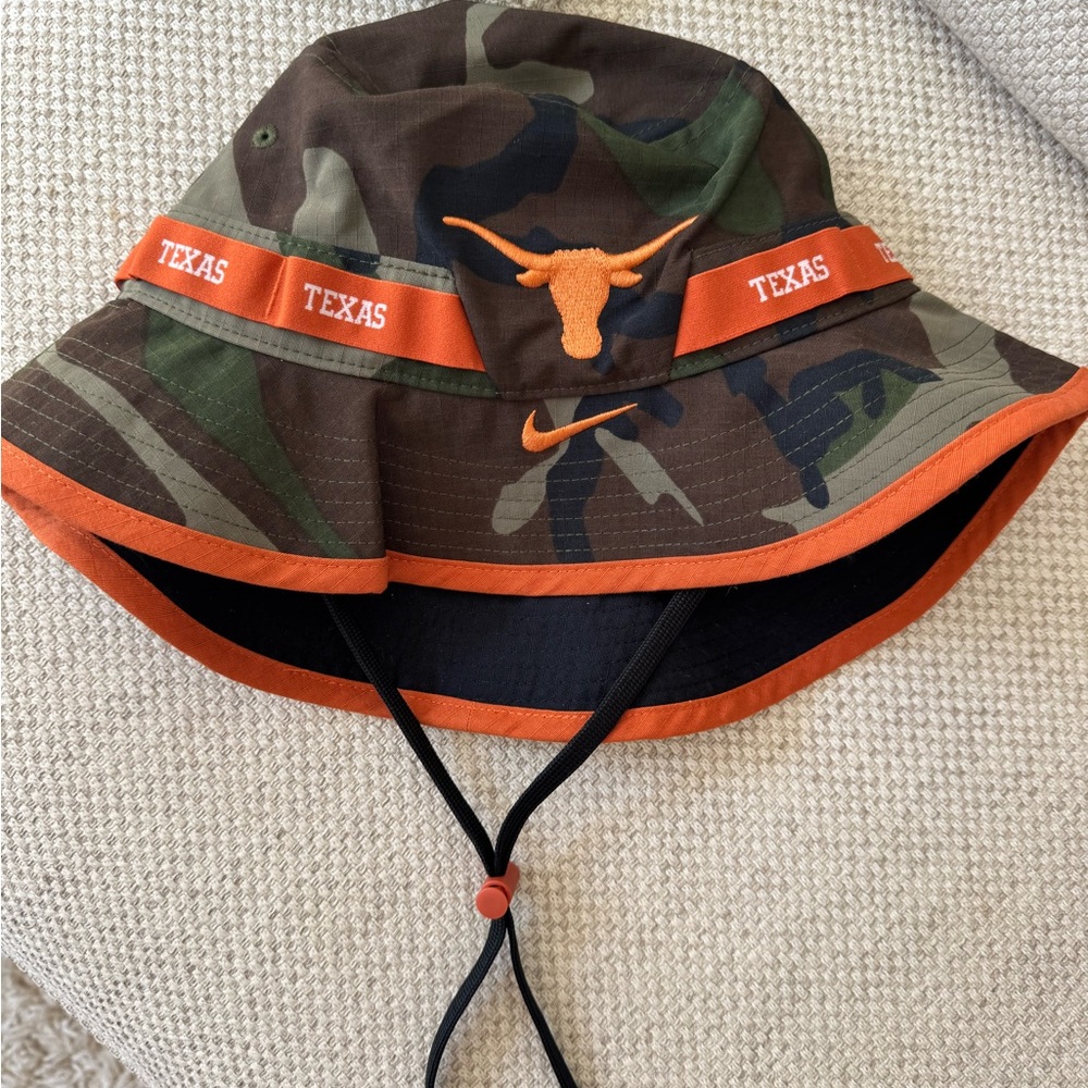 Texas Longhorns Camo Bucket Hat